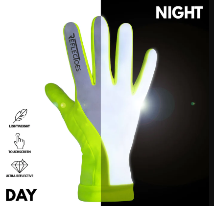 Reflective Running Gloves