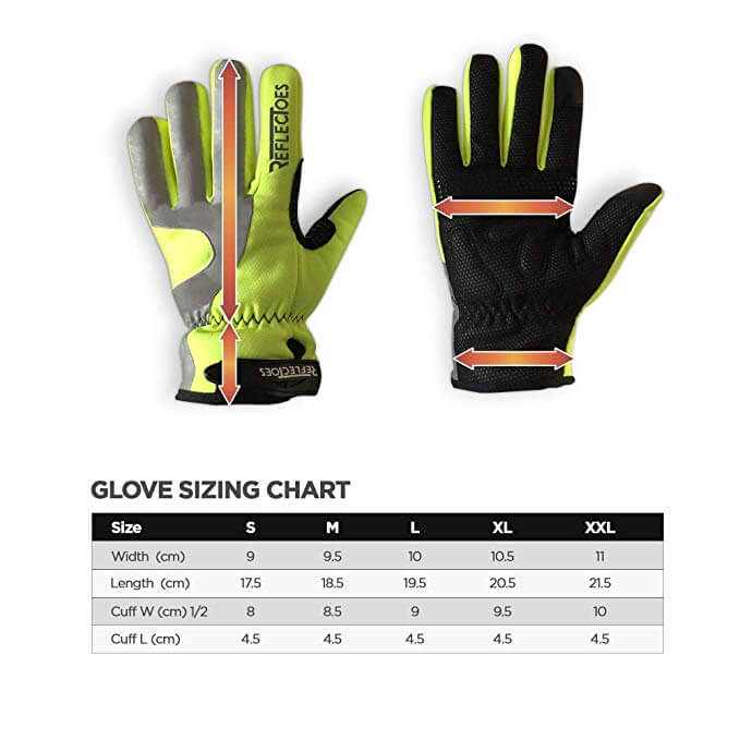 Gloves Size Chart
