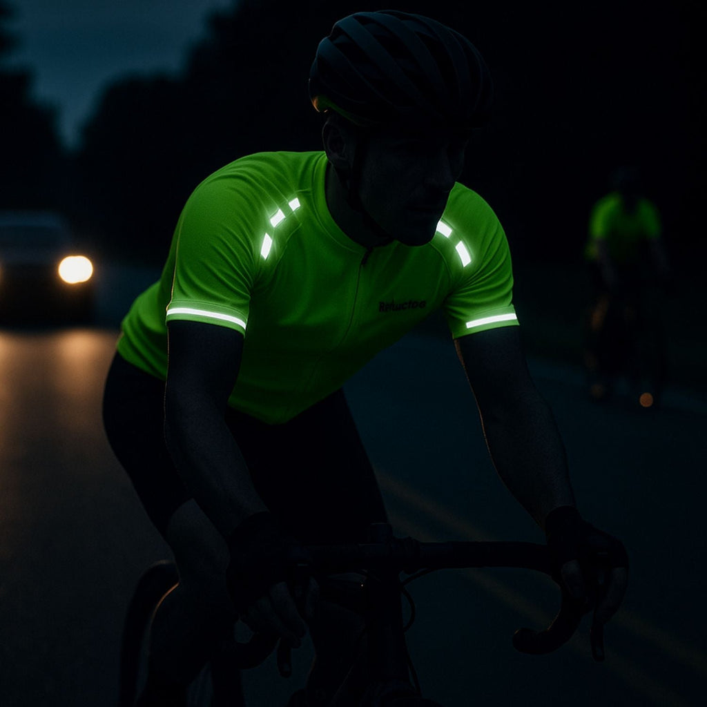 Fluorescent vs Retroreflective: What Actually Keeps Cyclists Safe at Night?