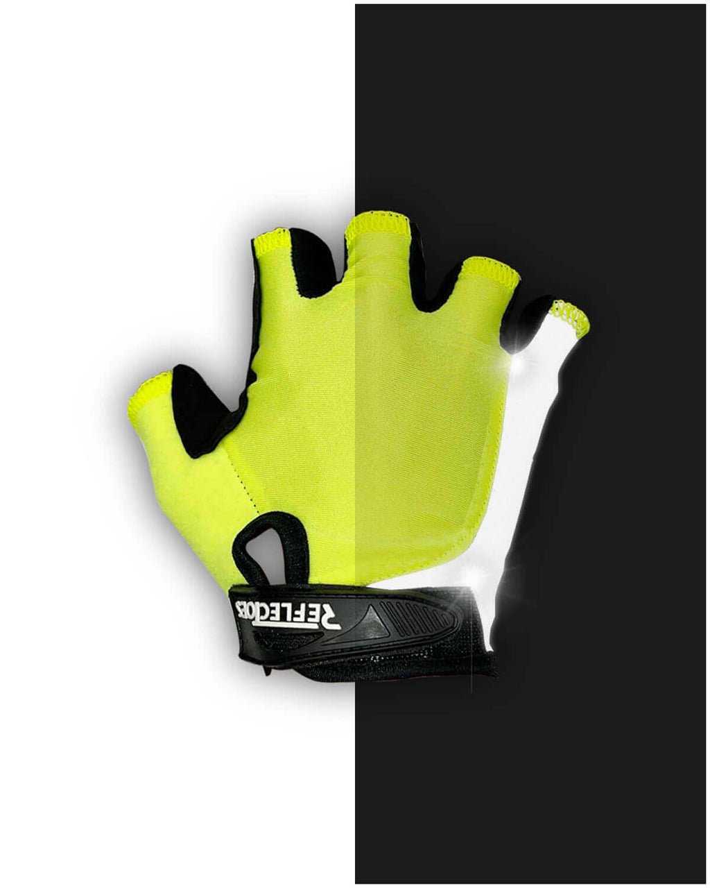 Half Finger Reflective Gloves