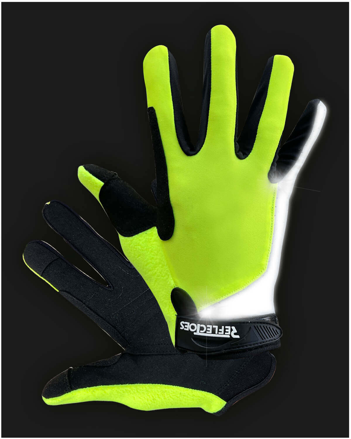 Reflective Summer Cycling Gloves