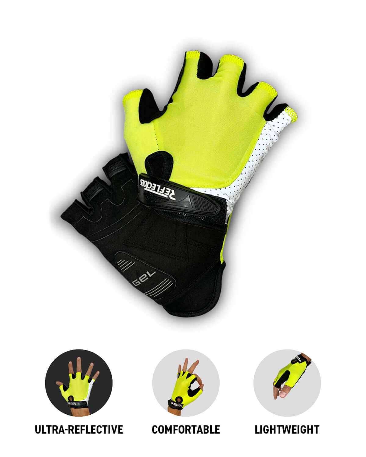 小物   Reflective Mitt HyperNight Reflective Convertible Mitt 2 – Nathan Sports