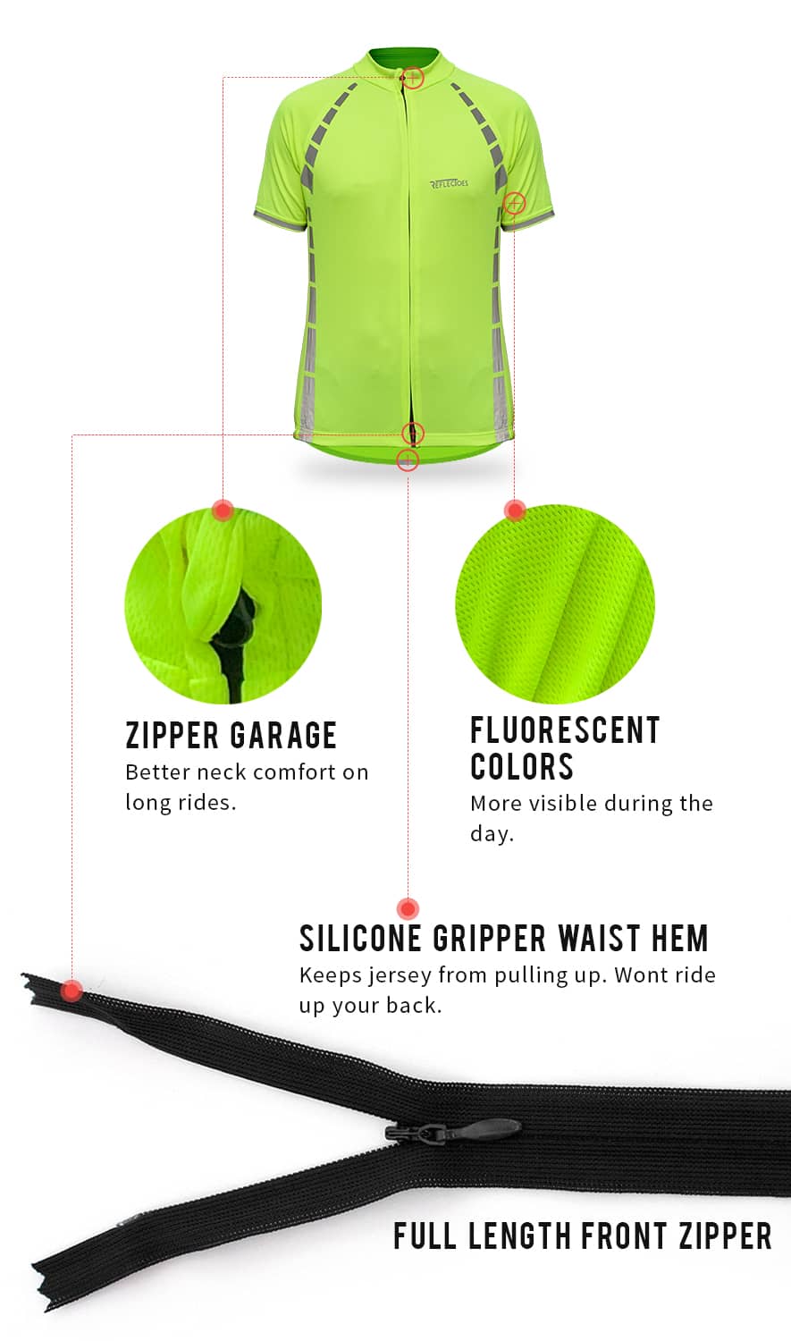 Reflective Cycling Jersey