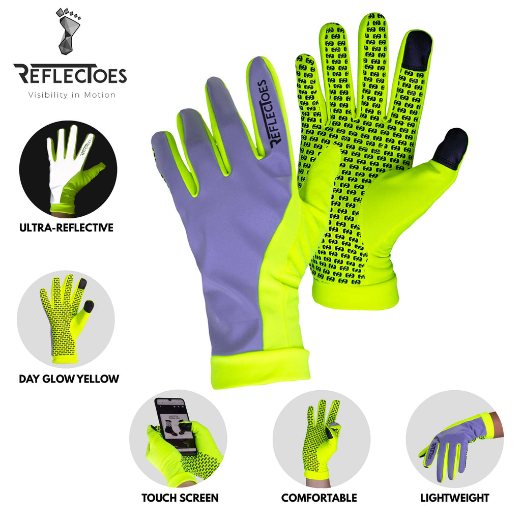 Reflective Running Gloves