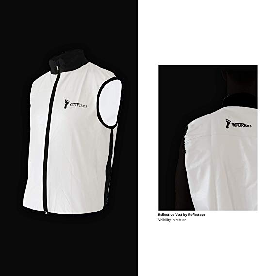 Reflective Deluxe Vest for Running & Cycling High Visibility