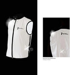 Reflective Packable Running Vest - High Visibility Windbreaker for Cycling