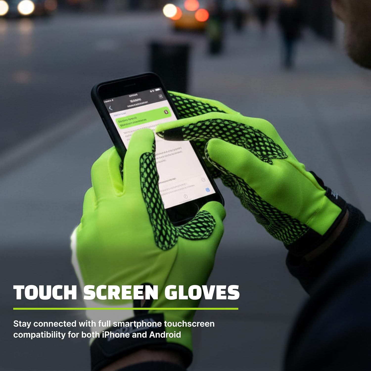 Reflective Summer Cycling Gloves - Reflectoes