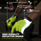 Reflective Summer Cycling Gloves - Reflectoes