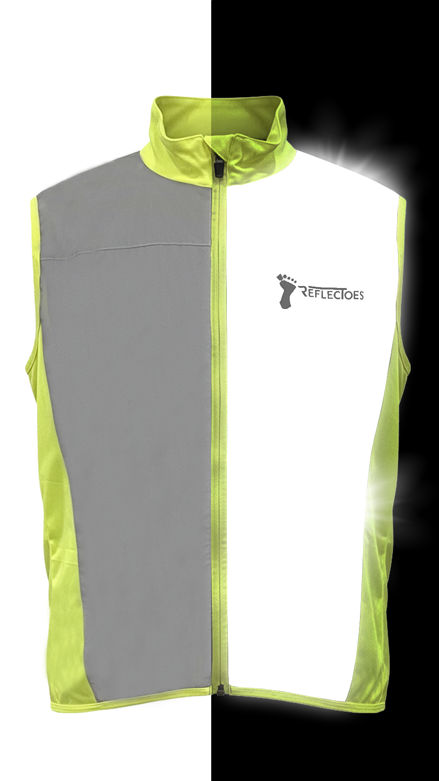 Reflective Vest – High Visibility Running & Cycling Gilet with Retroreflective Panels