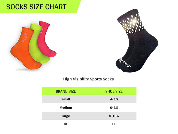 Reflectoes Reflective Socks For Cycling and Running