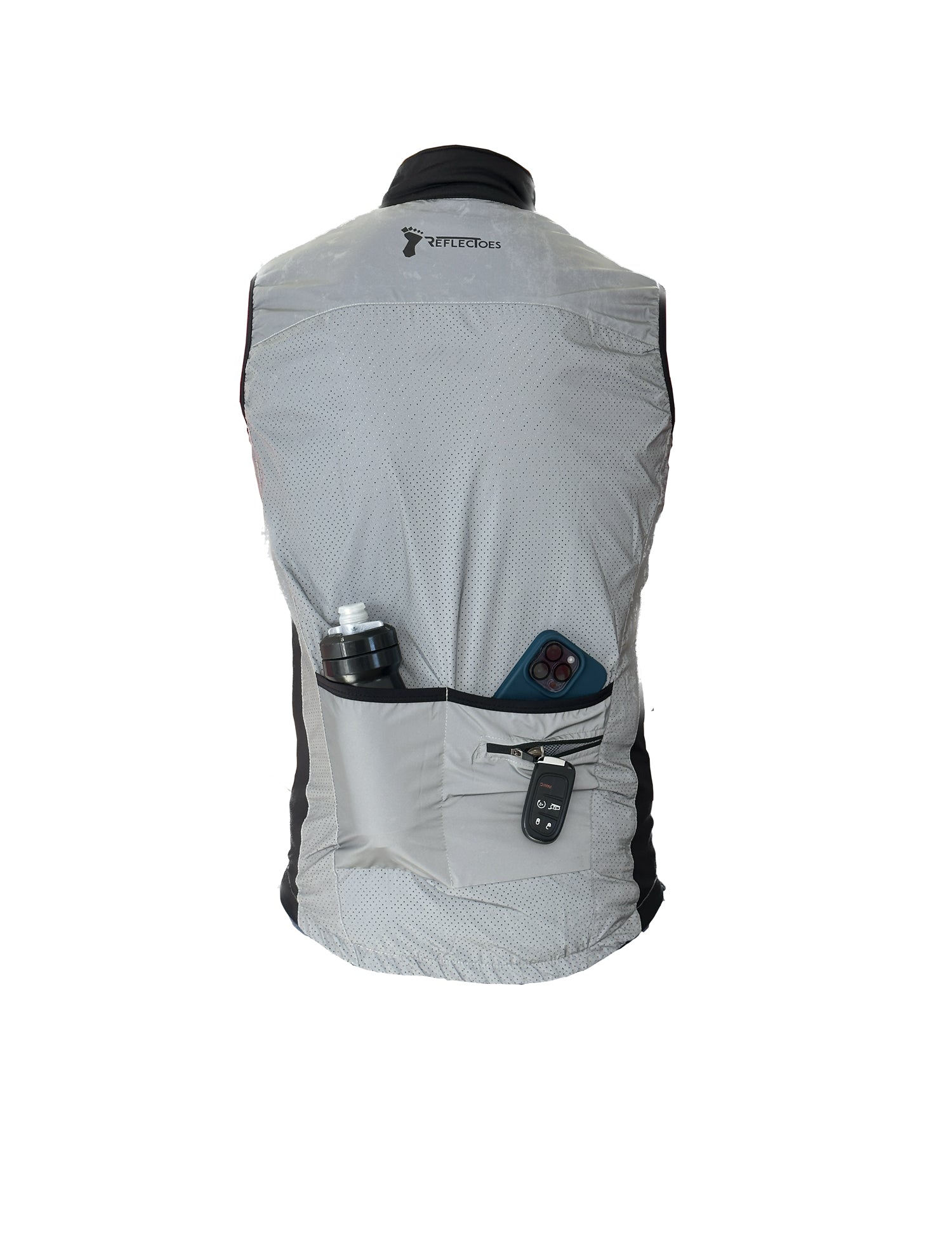 Reflective Deluxe Vest for Running & Cycling High Visibility