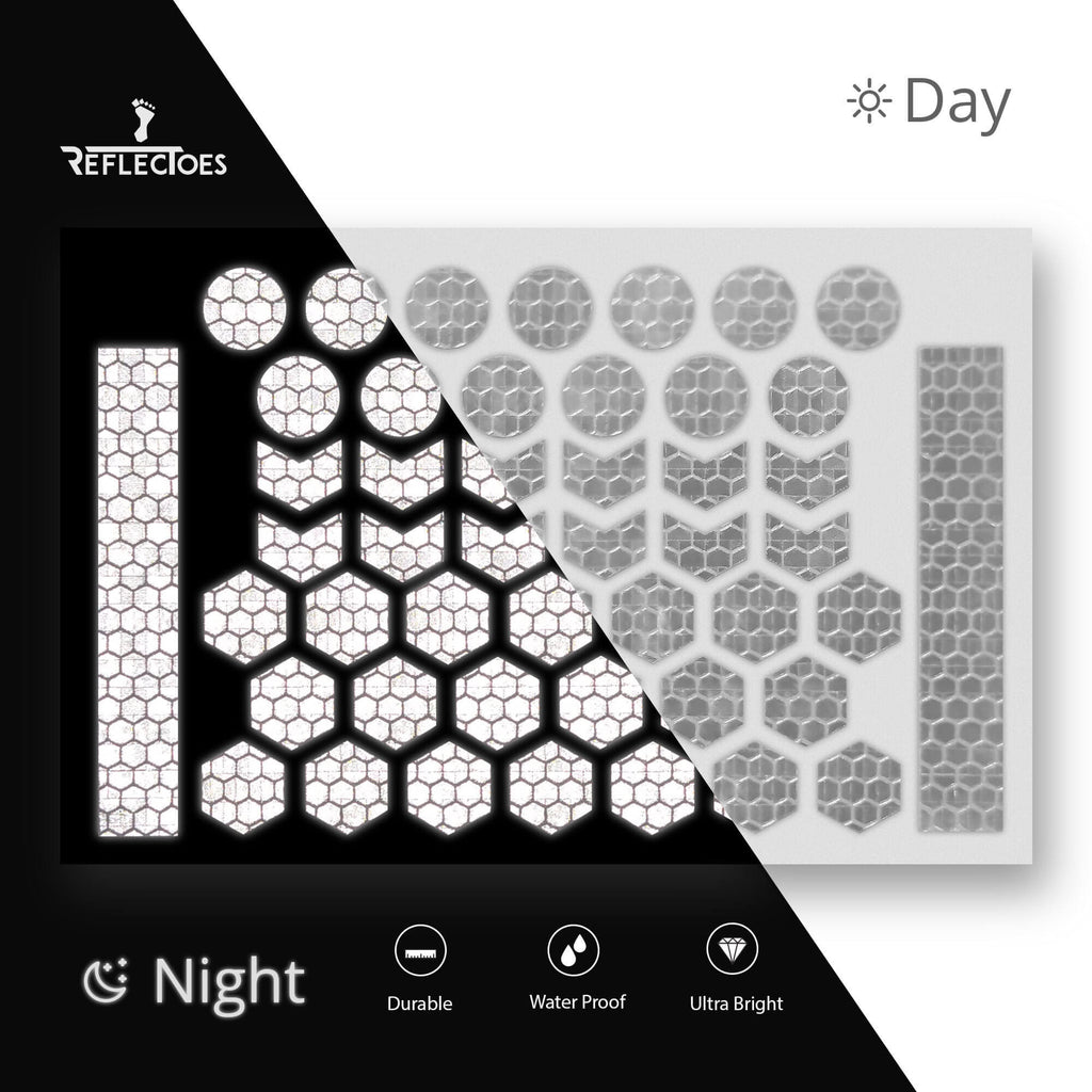 ReflecToes Reflective Stickers For Sports Enthusiasts | ReflecToes