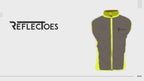 Reflective Vest Light Weight | Reflective Gilet for Cycling and Running – High Visibility Vest for Men and Women- 1 Rear Pockets