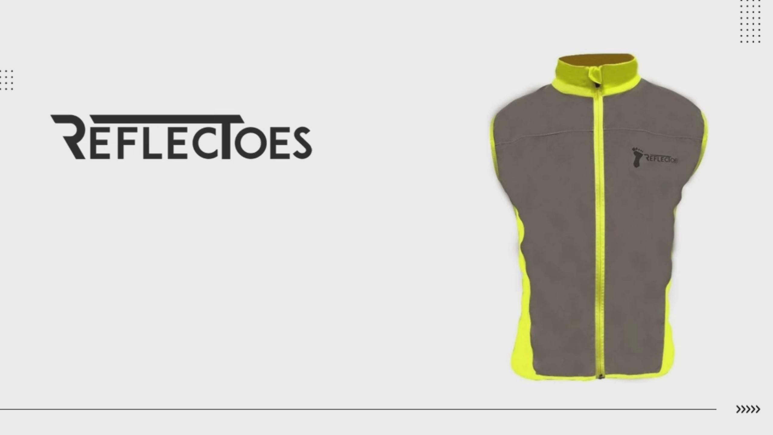 Reflective Packable Running Vest - High Visibility Windbreaker for Cycling
